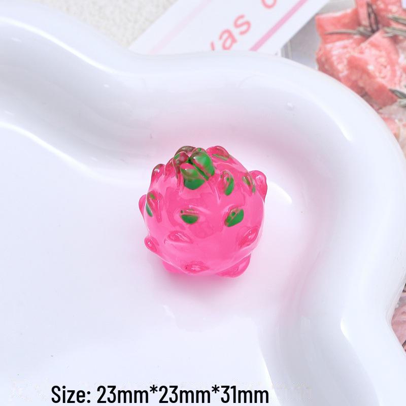 

3D светящиеся фрукты смола DIY ювелирные аксессуары