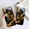 Schmetterling auf dem Ast Für Samsung A 31 32 A33 A34 35 14 A15 13 A16 25 26 50 52 53 54 55 56 70 71 72 73 Goldene Glas Handyhülle