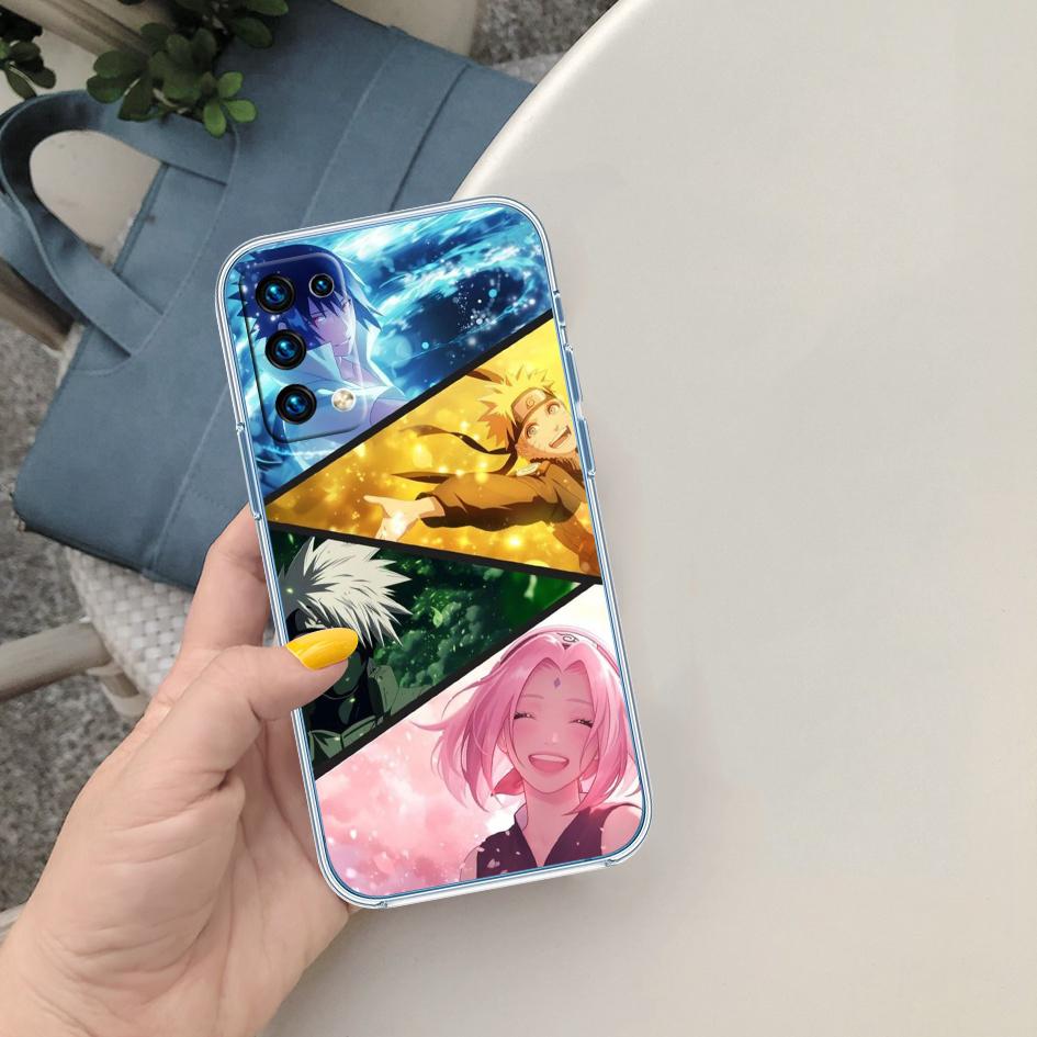 LO77 Naruto Uzumaki Soft Shell Transparent Phone Case for Samsung Galaxy A04 A04S A14 A23 A34 A54 M23 M33 M52 M53
