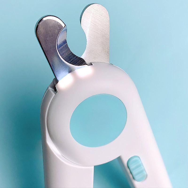 Led Light Pet Nail Clipper Cutter Professional Stainless Steel Safe Scissors For Dog Cat Claw Grooming Supplies