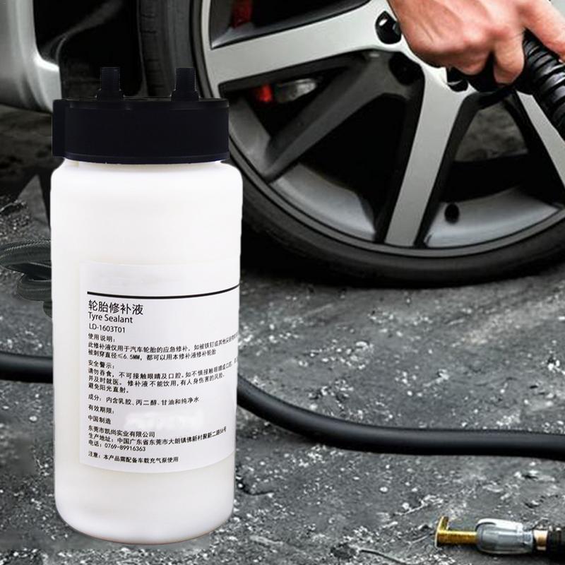Cement do dętek Heavy Duty Uszczelniacz do kół pojazdów Przenośny zestaw narzędzi do łatania opon 450 ml Automatyczny płyn do naprawy opon Dla