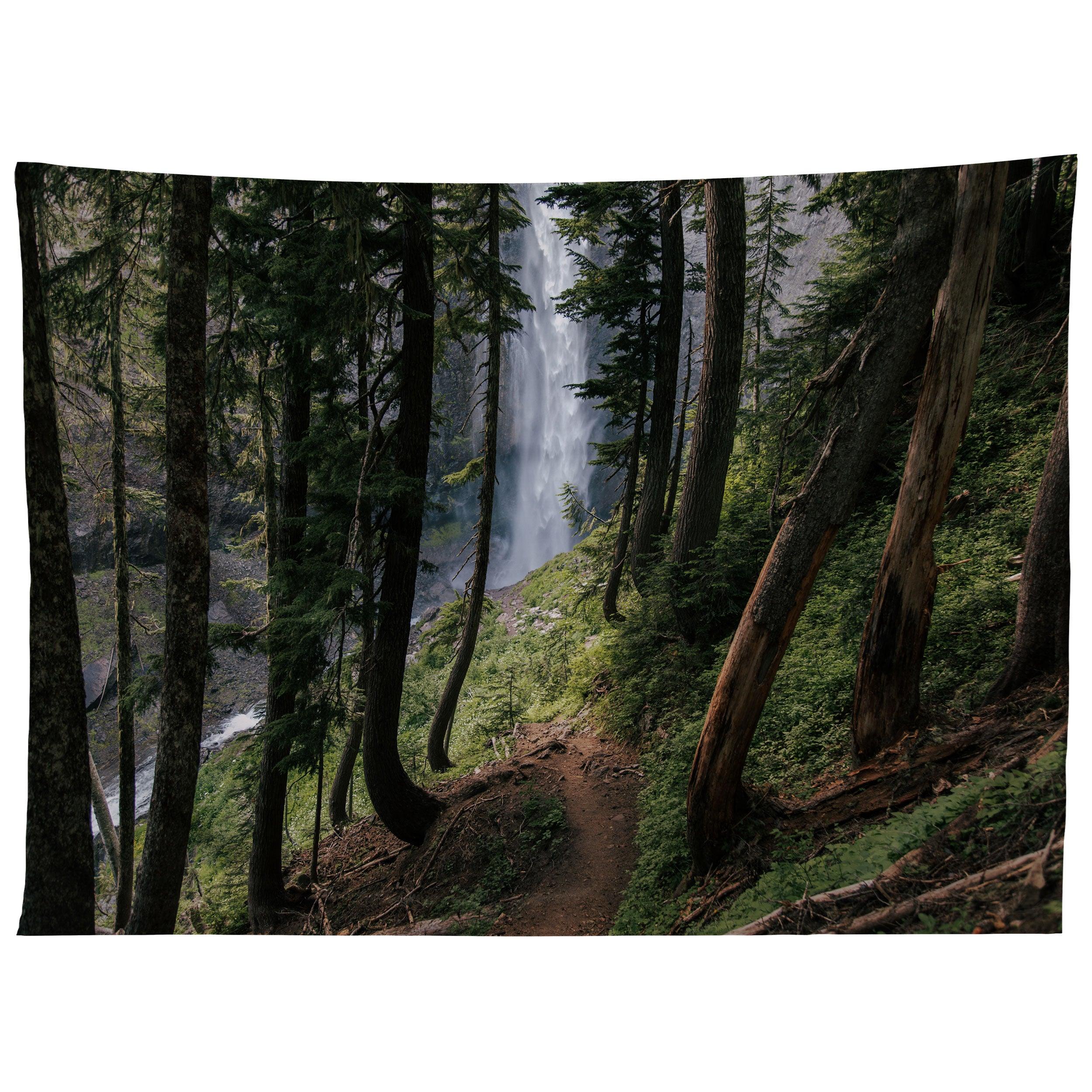 TO THE FALLS tapestry 75x100