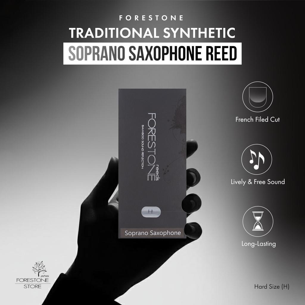 FORESTONE Traditional Soprano Saxophone Reeds [Hardness: H] FSSH