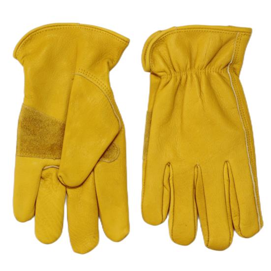 1 Pair Faux Leather Working Gloves Anti-slip Waterproof Thick Men Women Hand Protector Protection Housework Yardwork Outdoor Gardening Gloves