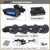 Front Parking Sensor Kit Auto Parktronic Assistant System LCD Monitor Buzzer Voice Volume Backup Radar Car Vehicle Universal