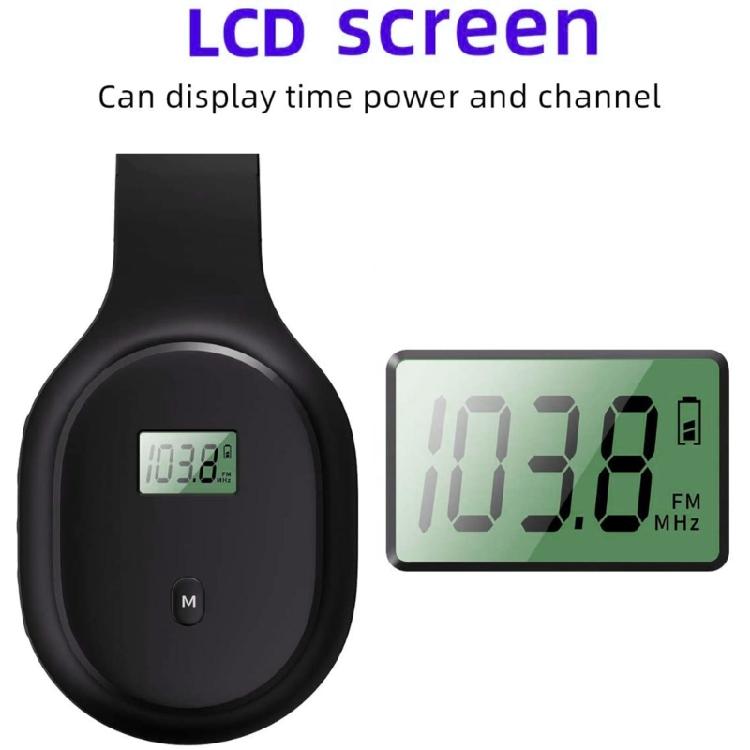 Cycling And Mowing Perfect FM Radio Headphone Adjustable FM Radio Headsets With Noise Isolation High Reception Earphones