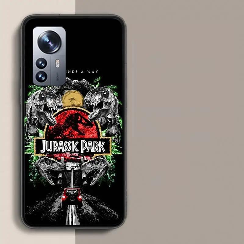 World Jurassic Park Phone Case For Xiaomi Poco X3 NFC X4 GT M3 M4 M5 M5S X7 X6 X5 F6 Pro F5 F4 Mi F3 F2 Cover TPU Capa Coque Cle