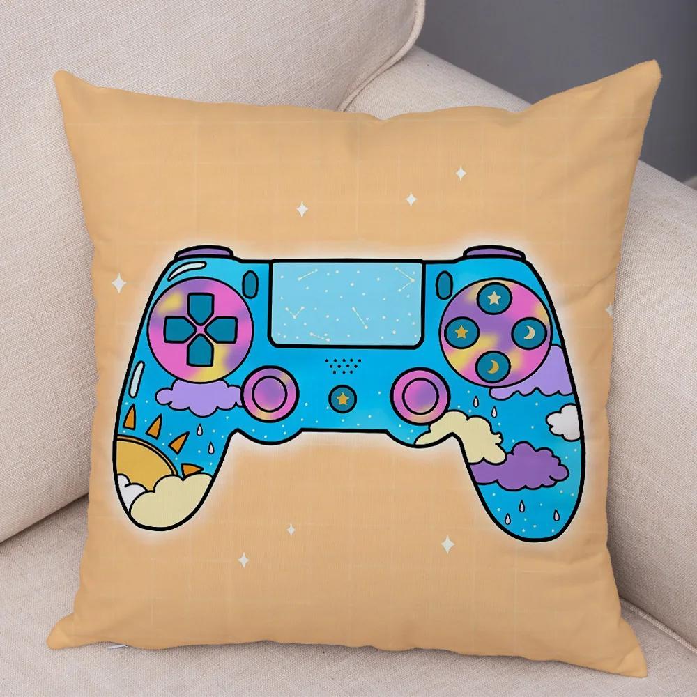 Game Room Decoration  Player Dazzle Handle Series Pillowcase Home  Boy's  Bedroom  Cushion Cover