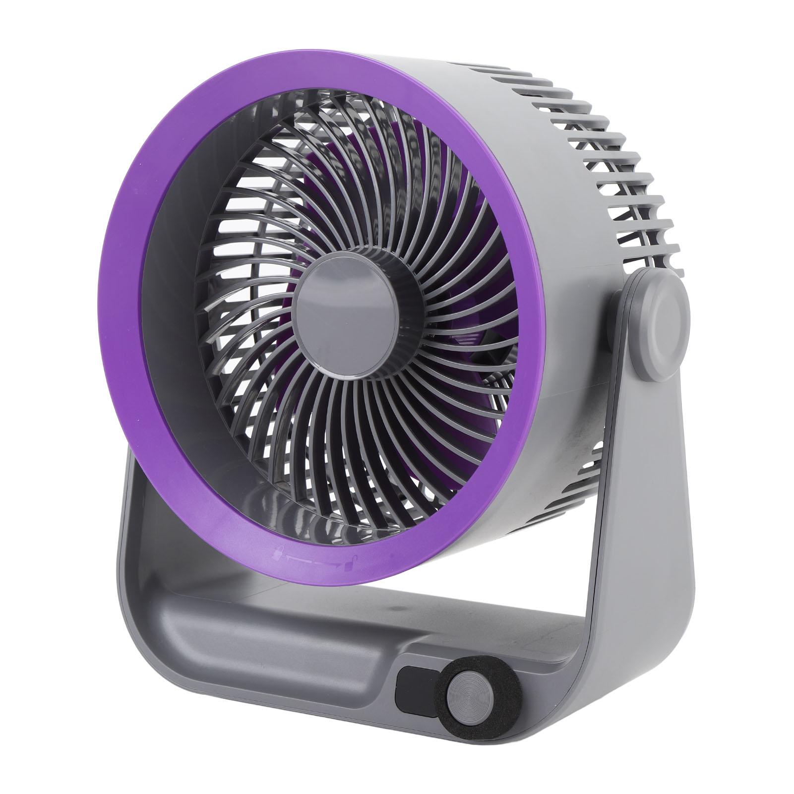 Portable Circulator Fan, Cordless Small Desk Fans for Bedroom, Quiet Portable Desktop Table Fan for Whole Room Kitchen