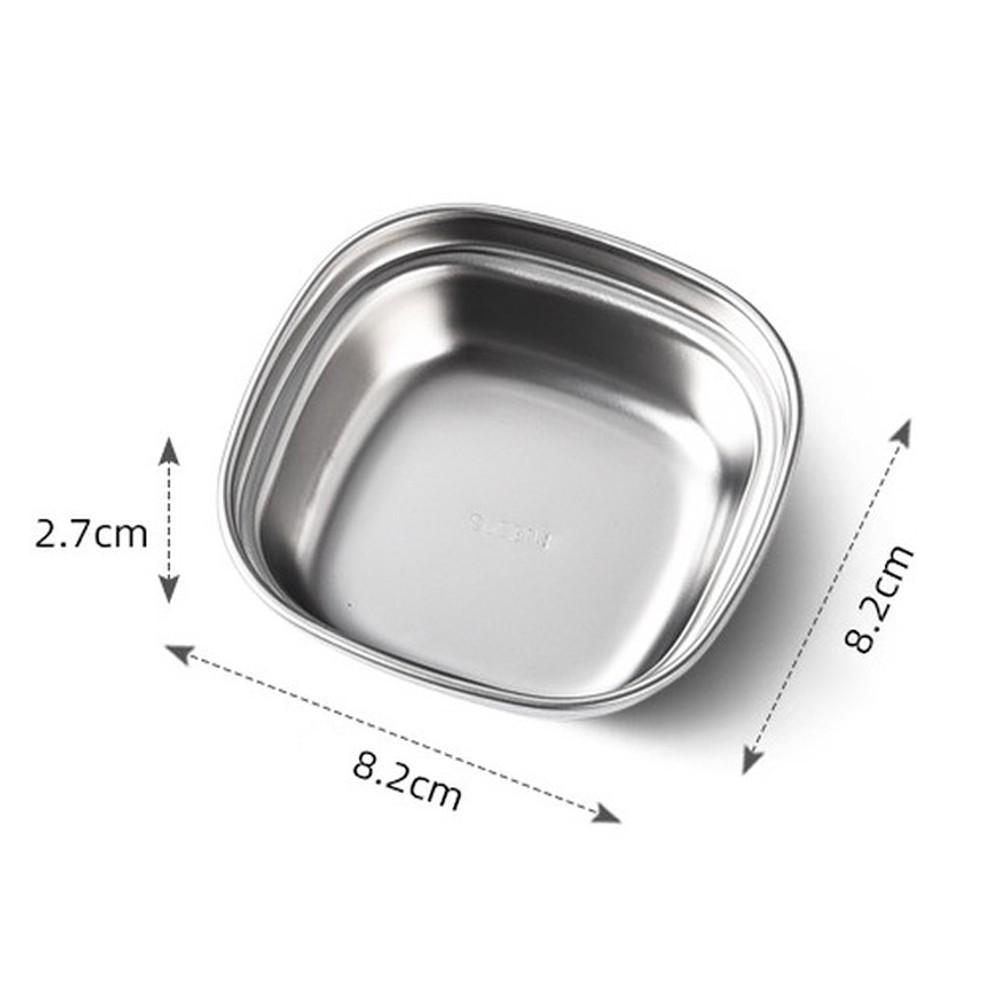 

Flexible Packaging Options Grilling Utensil Sauce Dish Stainless Steel sliver-A