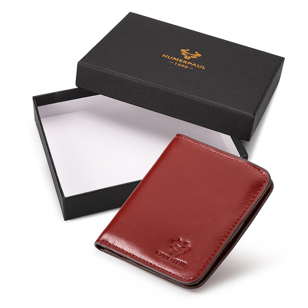 Humerpaul Thin Cow Genuine Leather Wallet Men Coin Purse Small Mini Card Holder Simple PORTFOLIO Portomonee Slim Male Wallet