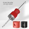 Carbon Steel Multipurpose Quick Release Hole Saw Arbor Drill Bit for Plasterboard Plastic All Pipe&38mm+ Bi Metal Cutter