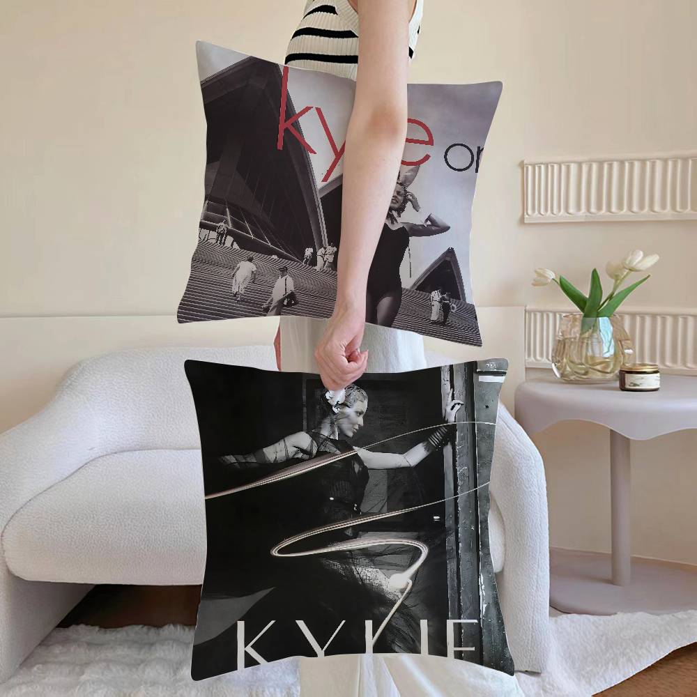 Singer K-KylieS M-MinogueS Pillow Case Anti-dustmite Invisible zipper Sofa Bed