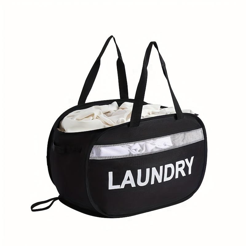 1pc Foldable Laundry Basket Breathable Oxford Fabric Storage Bag for Dirty Clothes Organizer Bag Large-capacity Laundry Bag