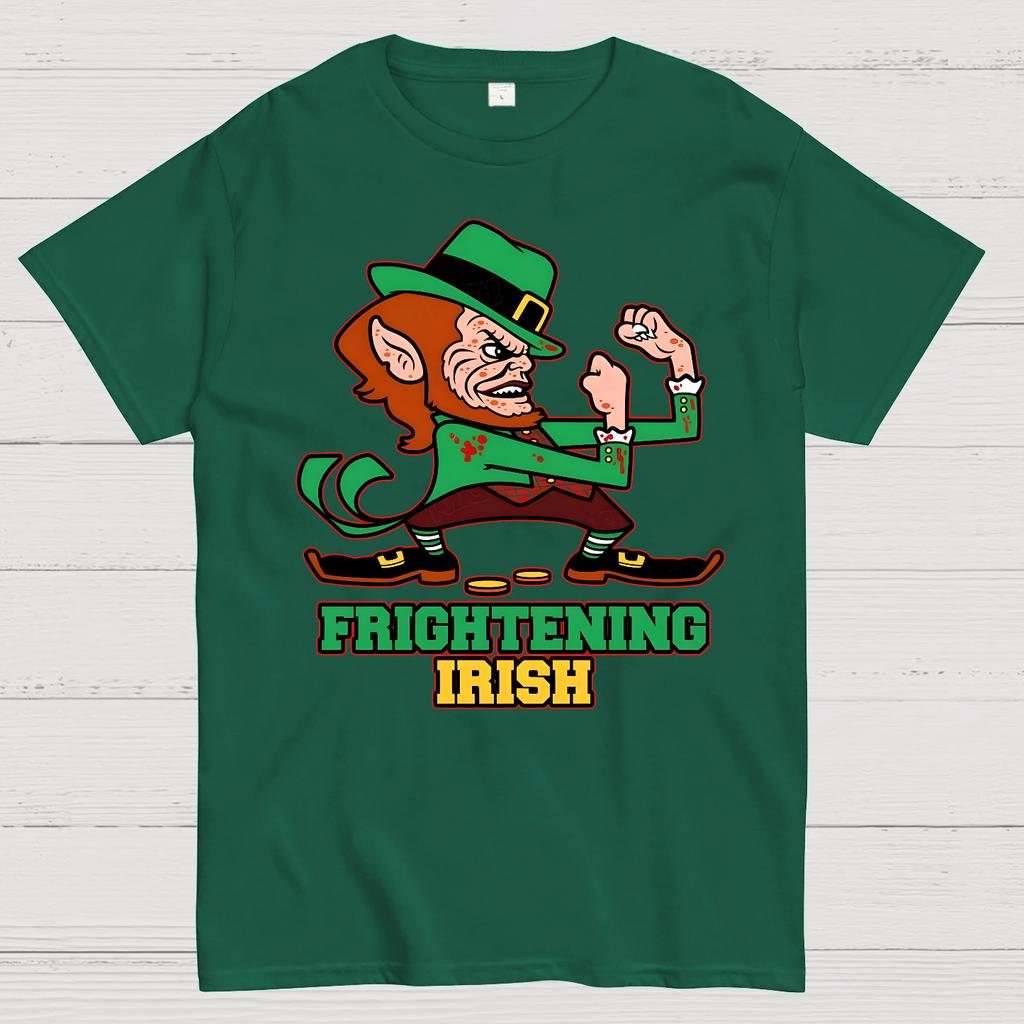 Frightening Irish- St. Patrick's Day Cotton Summer Casual Cool Loose T-Shirt