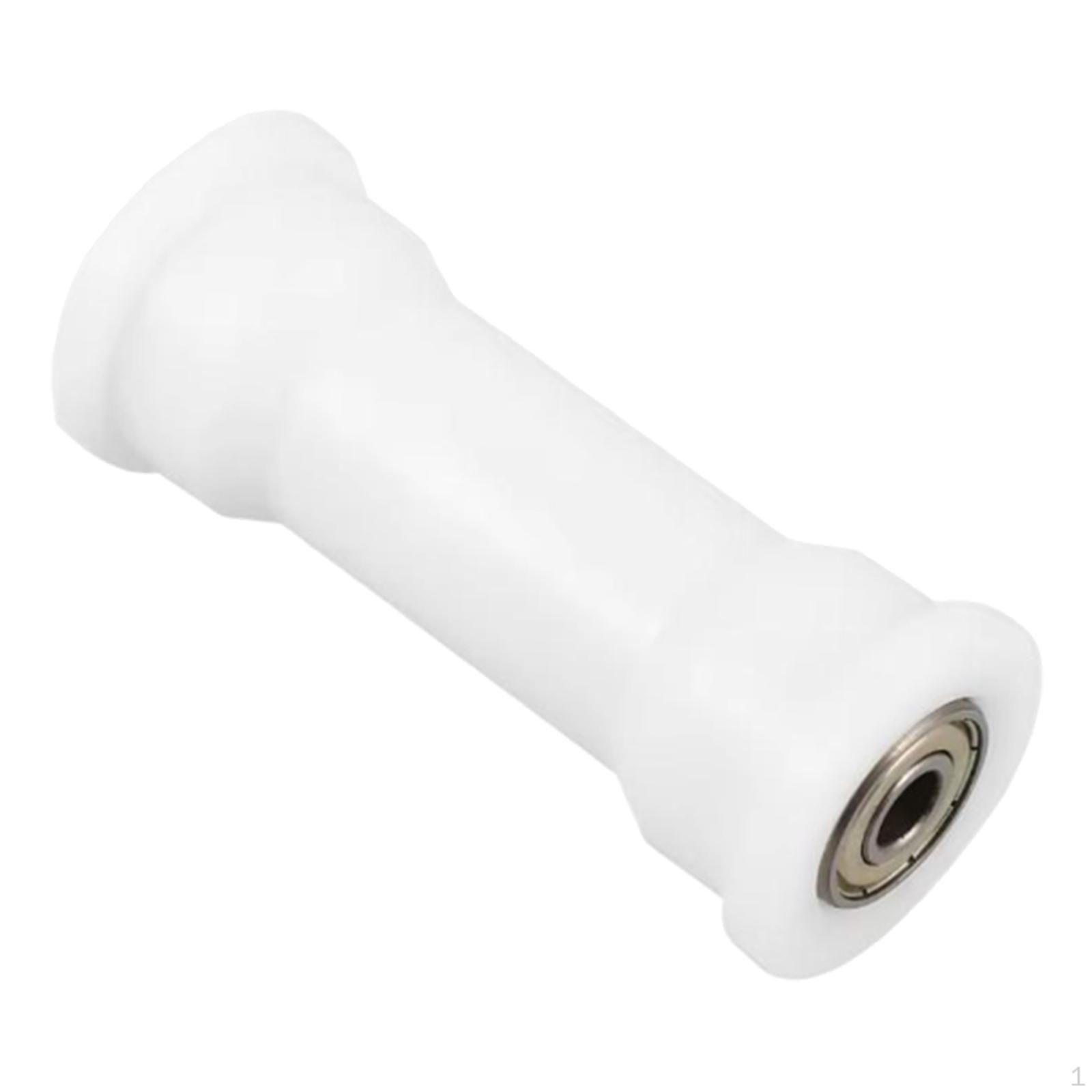 Rowing Machine Bearing Wheel Seat Rolling Exercise Equipment Parts Multipurpose White 8mm Hole