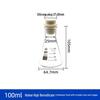 Heat-Resistant Thick Glass Triangular Flask with Silicone Stopper