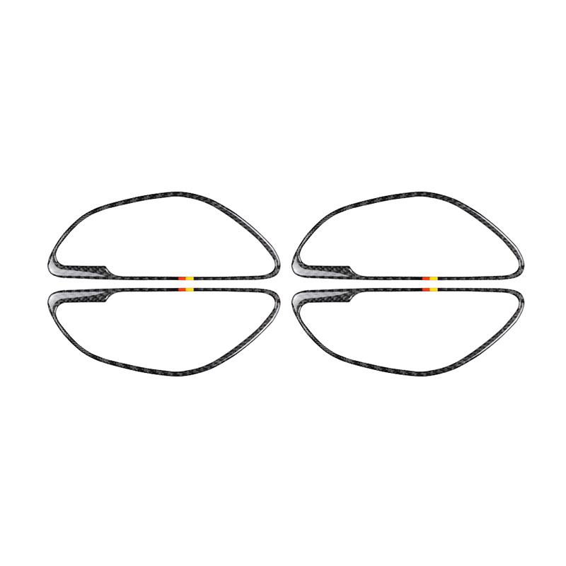 

Для Mercedes Benz C Class W205 GLC X253 2016 2017 2018 автомобильный Стайлинг из углеродного волокна дверная ручка рама крышка B