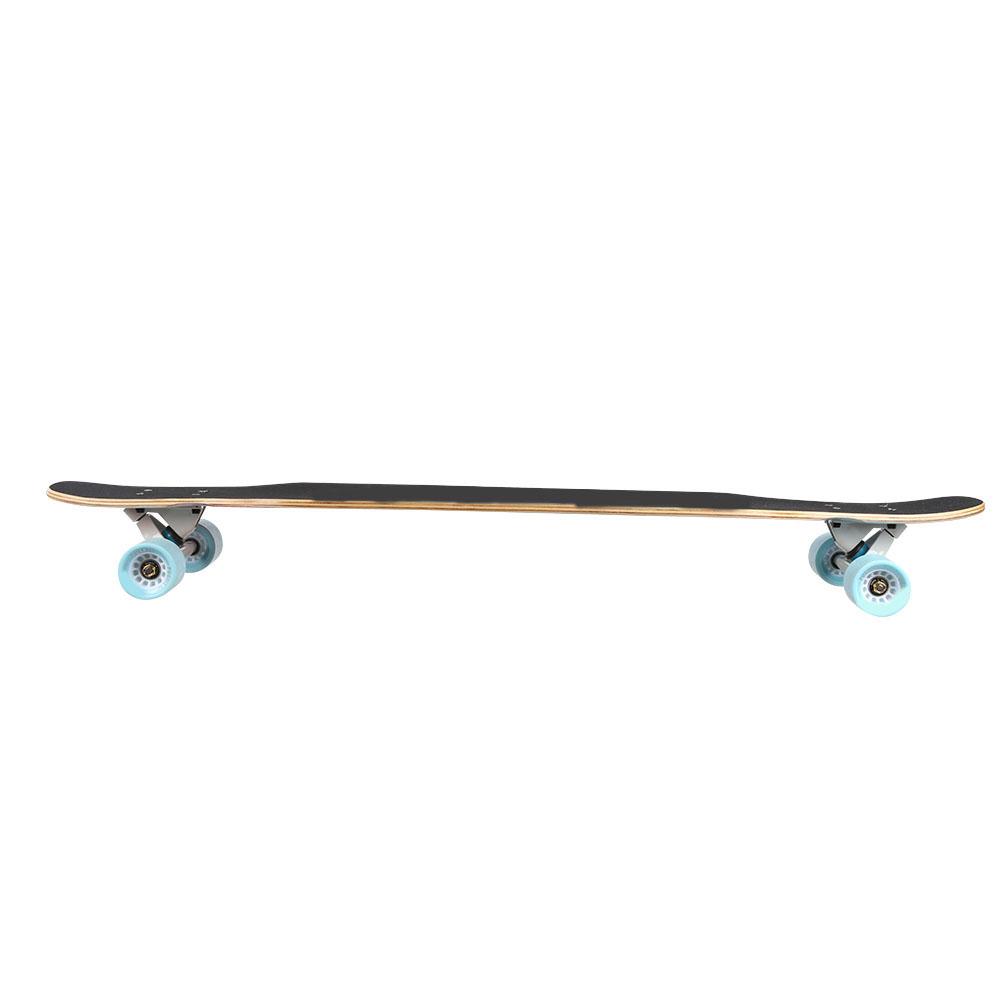Maple Wooden Professional Longboard Strong Loading Anti-skid Deck Four Wheel Sports for Teenager(Heart )
