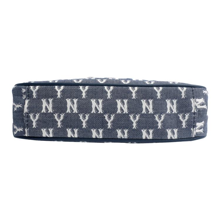 New MLB Monogram Collection Polyester Shoulder Bag, Pochette, Handbag Regular Unisex Marine Blue 32BG33111-50N