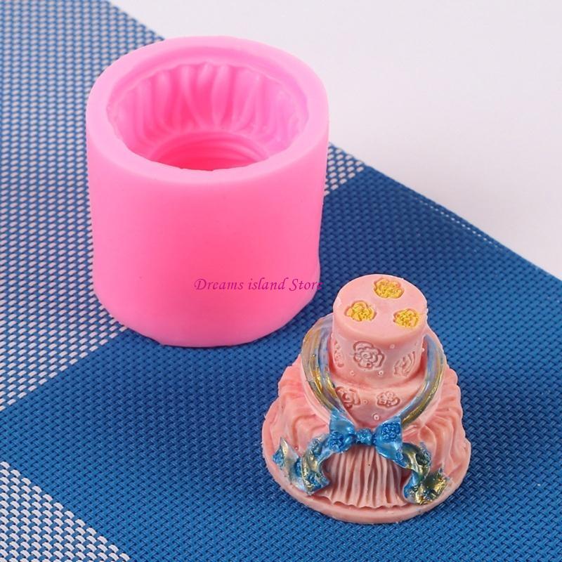 Silicone Fondant Mould Candy Mold Cake Shaped DIY Reusable Moulds Baking Tools HX6C