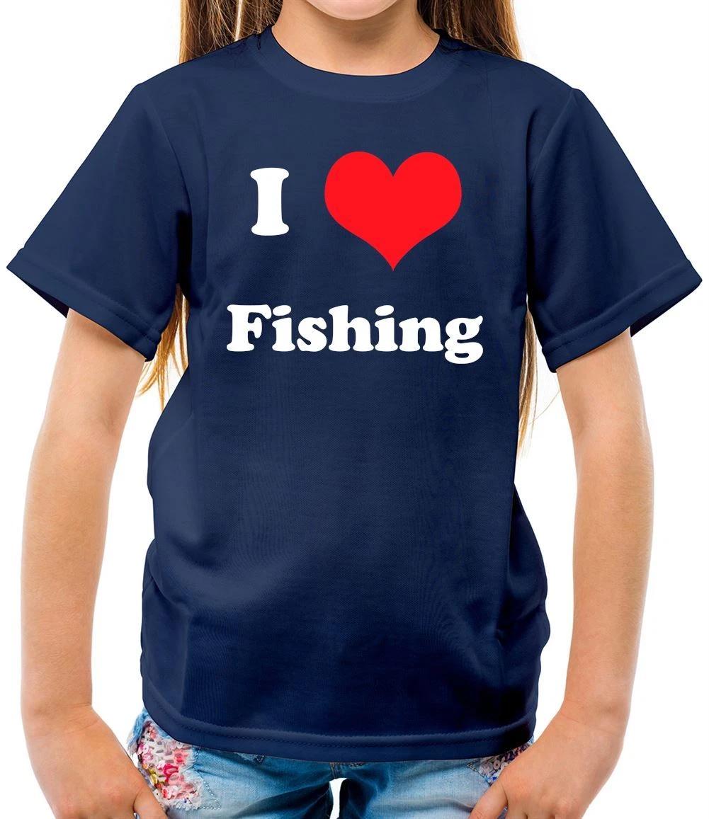 I Love Fishing - Kids T-Shirt - Equipt Angling Fisherman Fish Funny 140