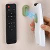 1Pair Silicone Magnetic Remote Control Holder Wall Mount for TV and Electronic Device Management