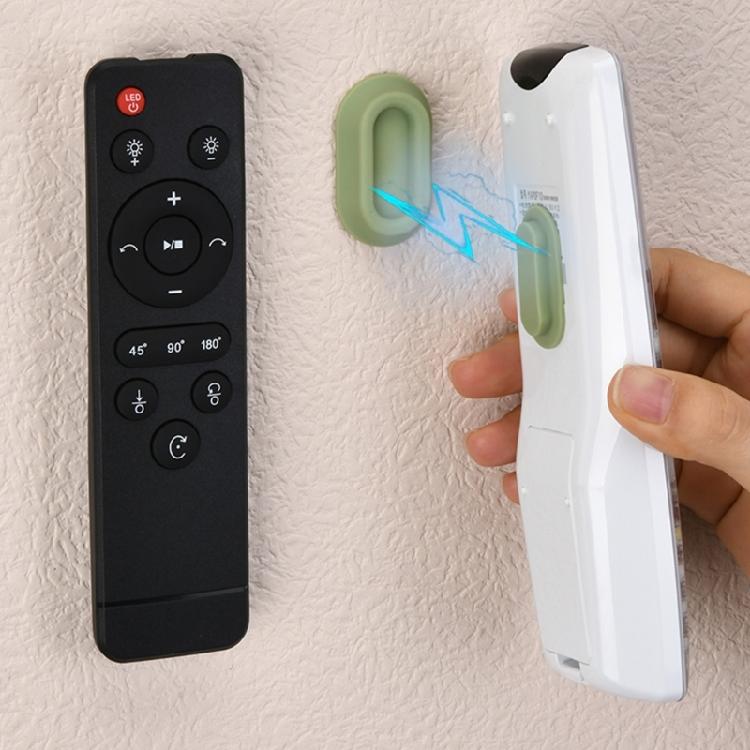 1Pair Silicone Magnetic Remote Control Holder Wall Mount for TV and Electronic Device Management
