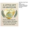 Thank You for Being The Kind of Neighbor Gift Little Heart Pocket Hug Token with Inspirational Card Appreciation Gifts for Neighbors
