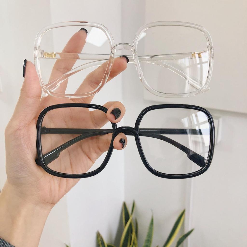 Trendy Large Frame Anti-Blue Light Korean Street Style Glasses for Students