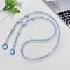 Crossbody Long  Beaded Mobile Phone Hanging Chain Phone Case Lanyard Anti-Loss Rope With Clip Bag Pendants For Iphone