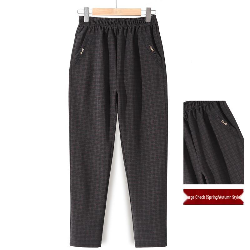 Elderly Women's Casual Loose Straight-Leg Pants - Spring/Autumn