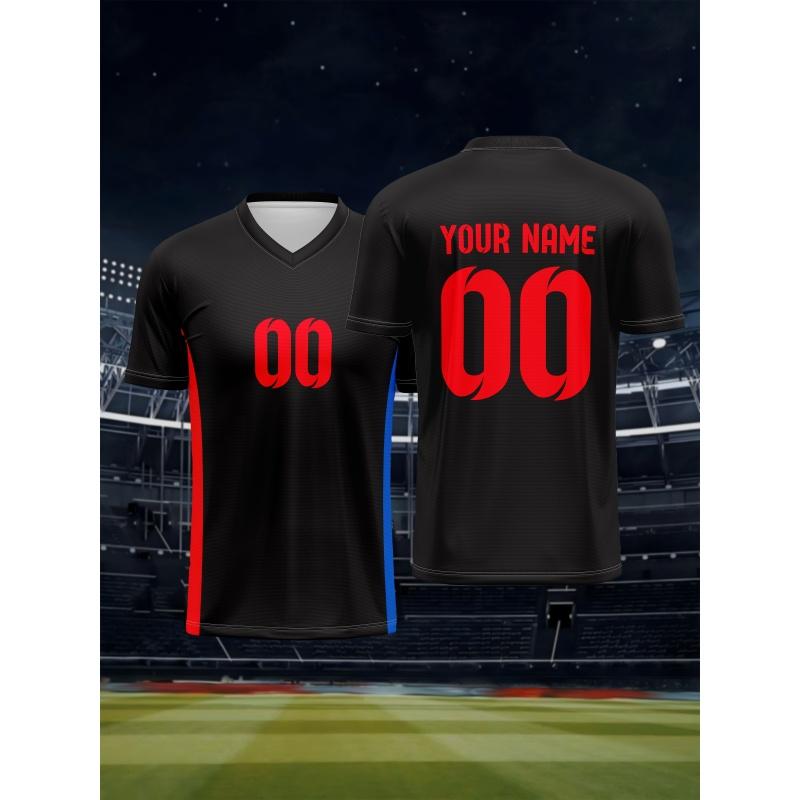 Koszulka z nadrukiem 3D z niestandardowym imieniem i numerami dla mężczyzn, wzór futbolu amerykańskiego, casualowe sportowe koszulki, topy z okrągłym dekoltem, krótkie rękawy