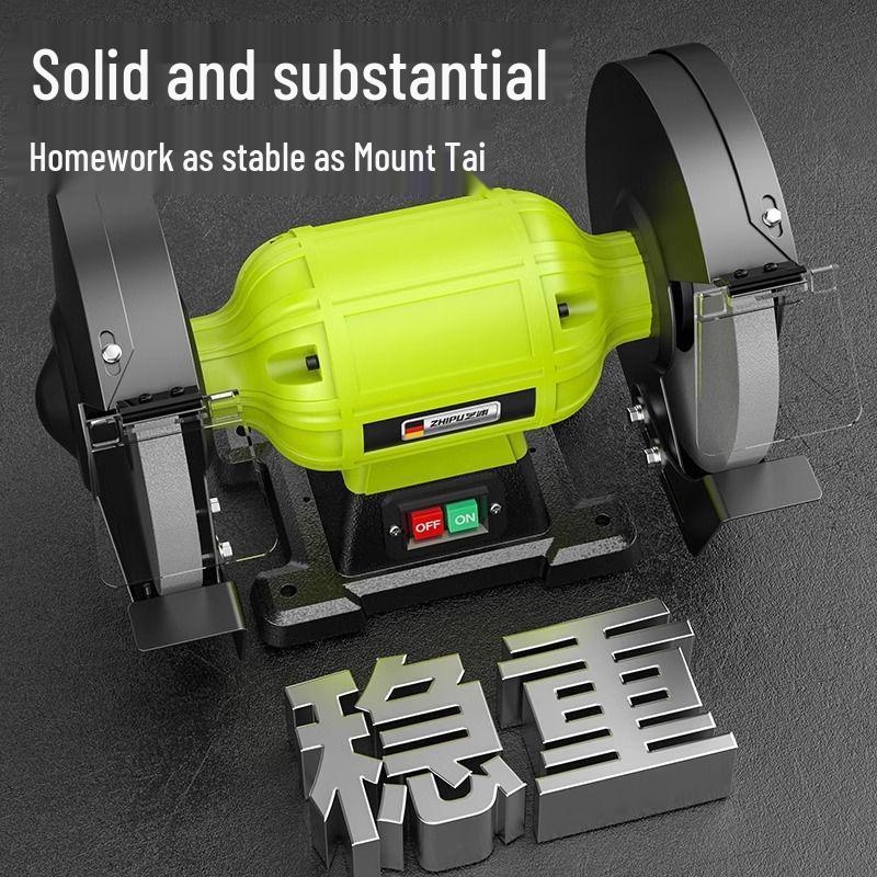 Shibaura Compact Electric Bench Grinder for Knives and Industrial Polishing