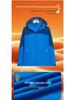Herren Dreifach-Atmungsaktive Winddichte Warme Bergsteigerjacke