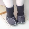 Winter Velvet Soft Sole Baby Toddler Shoes & Socks, 0-12 Months