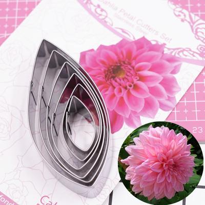 6PCS/Set Stainless Steel Cutter Pottery Clay Modeling DIY Handmade Craft Llotus Flower Mold  Tools Accessories