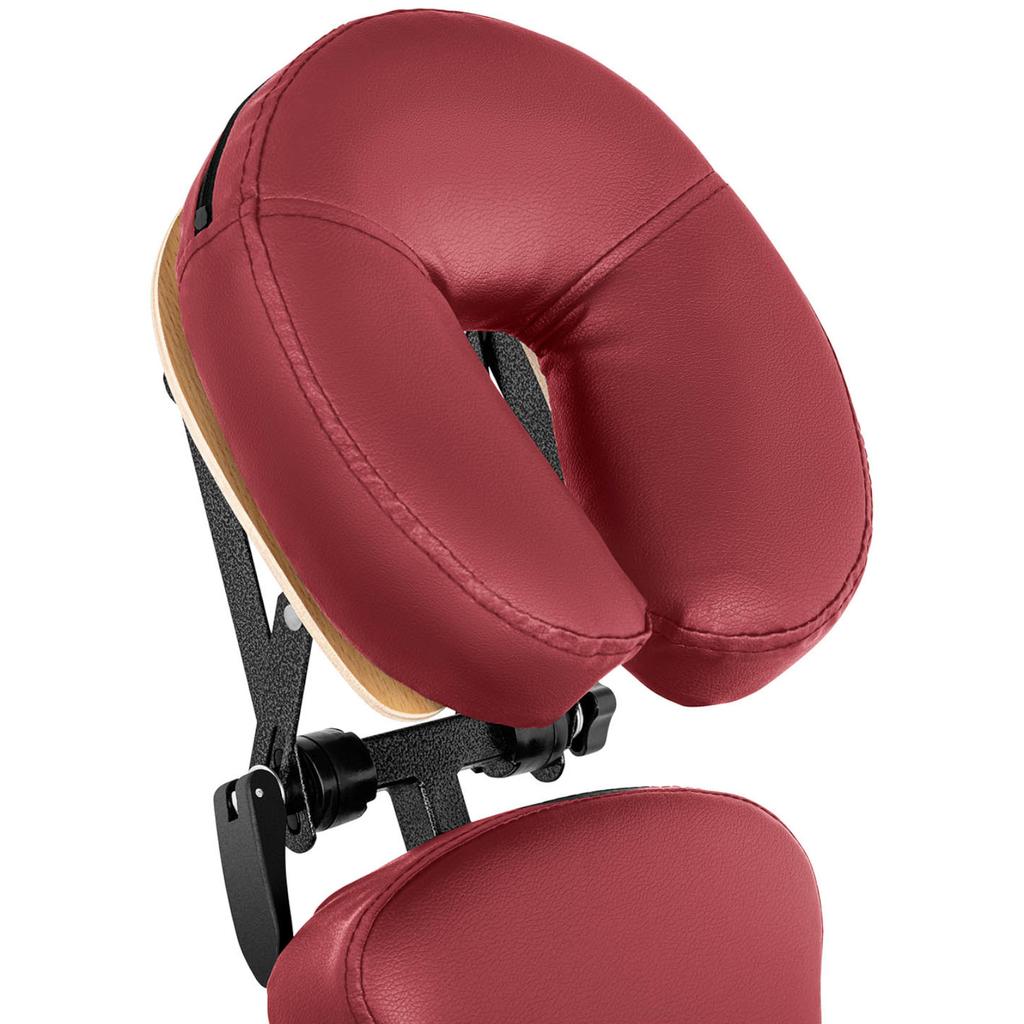 Montpellier Red Portable Folding Tattoo Massage Chair Up To 130 Kg Red