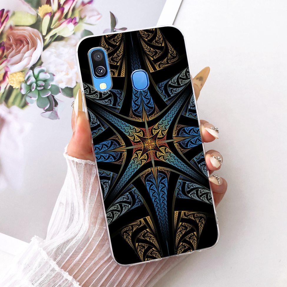 For Samsung A40 Case Transparent Cute Cat Fashion Butterfly Funny Painted Phone Casing For Samsung Galaxy A40 SM-A405F Cover