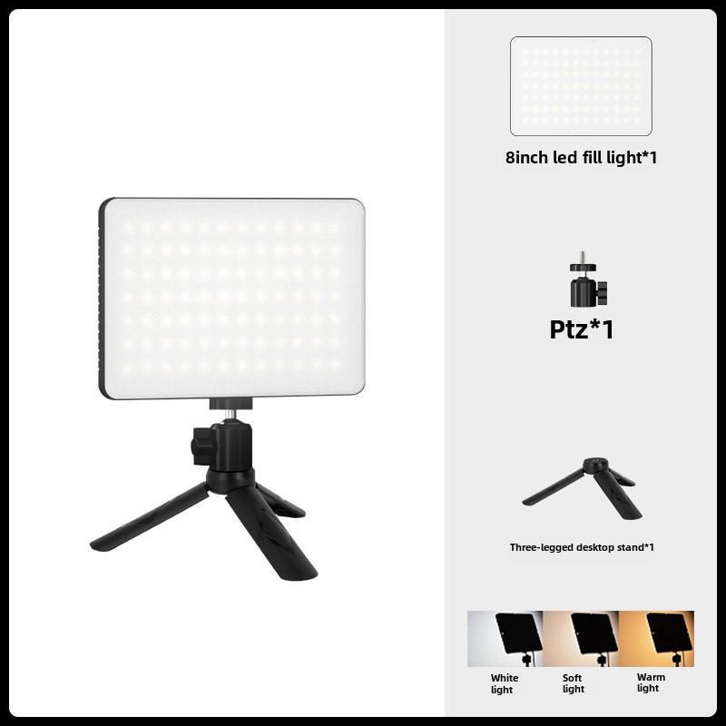 6" LED Fill Light: Flat Panel for Photography, Beauty Live Streams, Video Conferencing, Soft Lighting