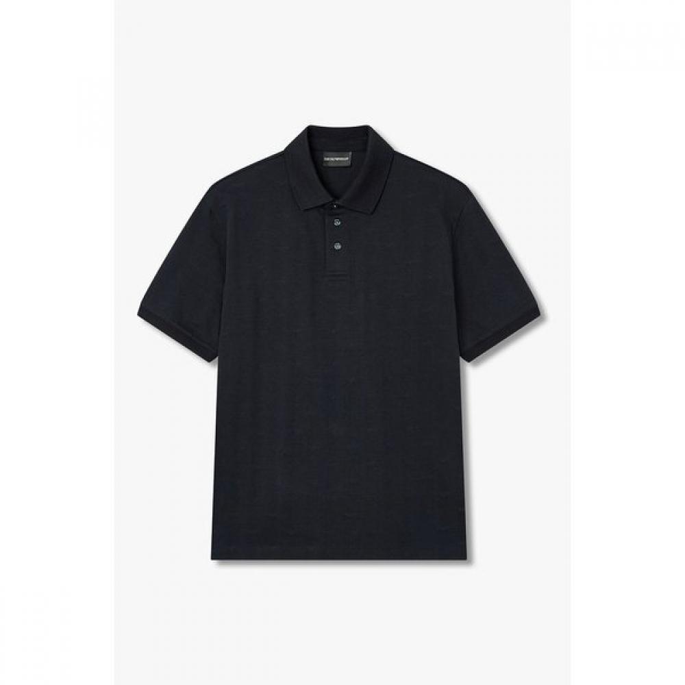 Emporio Armani 26 S S Men S Jacquard Polo Shirt A516126039 S