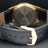 VINTAGE HAND-WINDING SWISS MENS POKER FACE YELLOW COLOR DIAL WATCH a701180-5