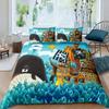 Casa Soggiorno Lusso Stampa Pirata 3D Set Biancheria da Letto Copripiumino Federa Nave Pirata Dimensioni Queen e King EU/US/AU Poliestere Biancheria da Letto