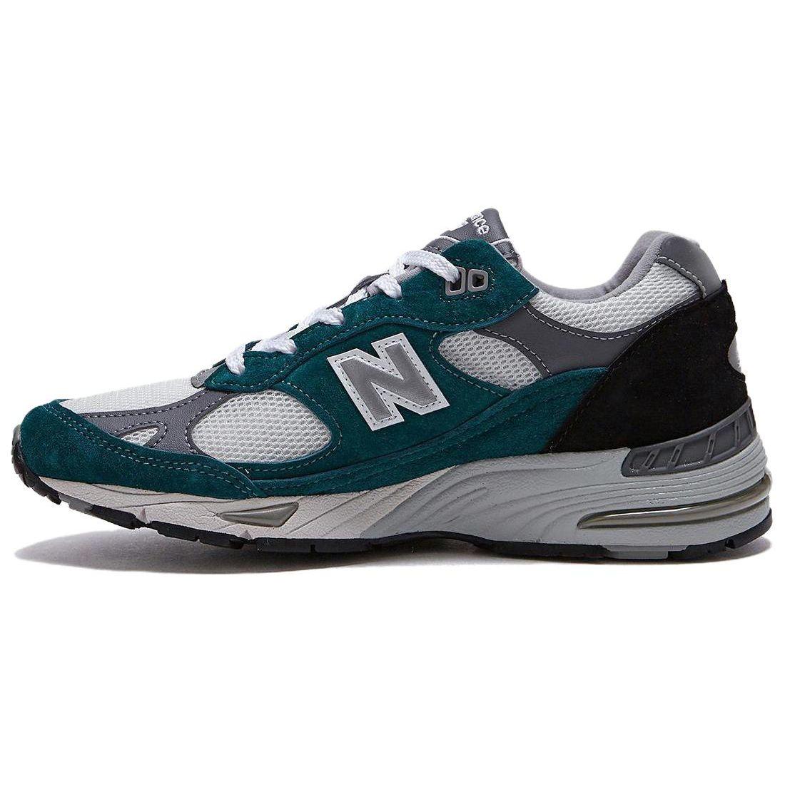 

New Balance Nb 991 Удобные Универсальные Амортизирующие Прочные Низкие Повседневные Кроссовки для Бега Женские кроссовки Белый Зеленый W991TLK 39
