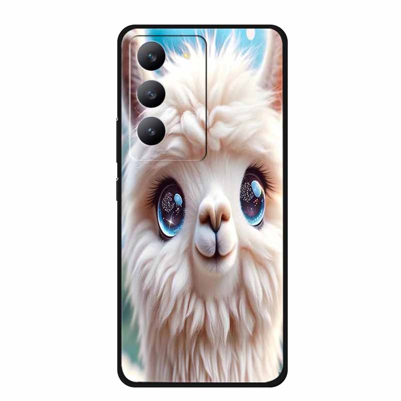 For Redmi 15 Phone Case Fashion Pictures Black Silicone TPU Soft Back Cover Case For Xiaomi Redmi 15 4G 5G Case Redmi15 Bag 6.9"