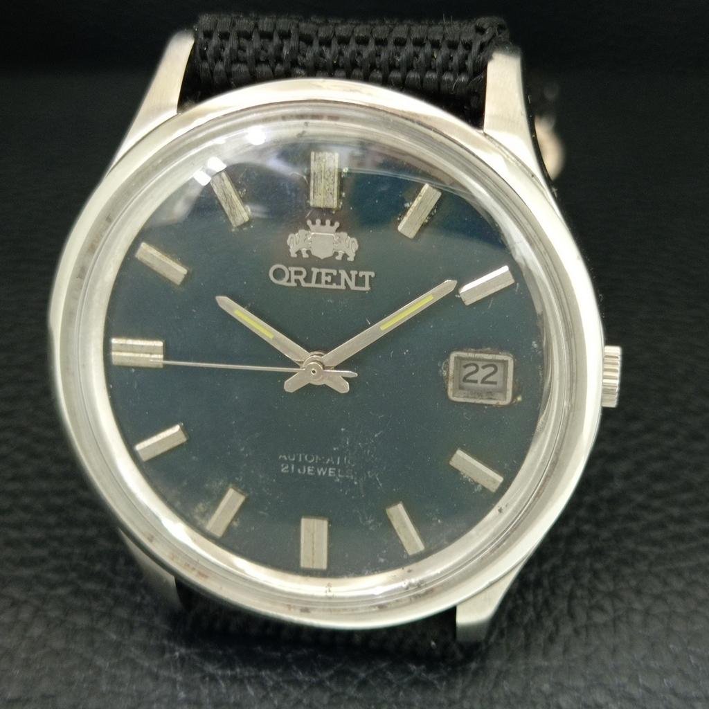 RARE VINTAGE ORIENT AUTOMATIC 46941 JAPAN MENS ORIGINAL DIAL WATCH A704812-1
