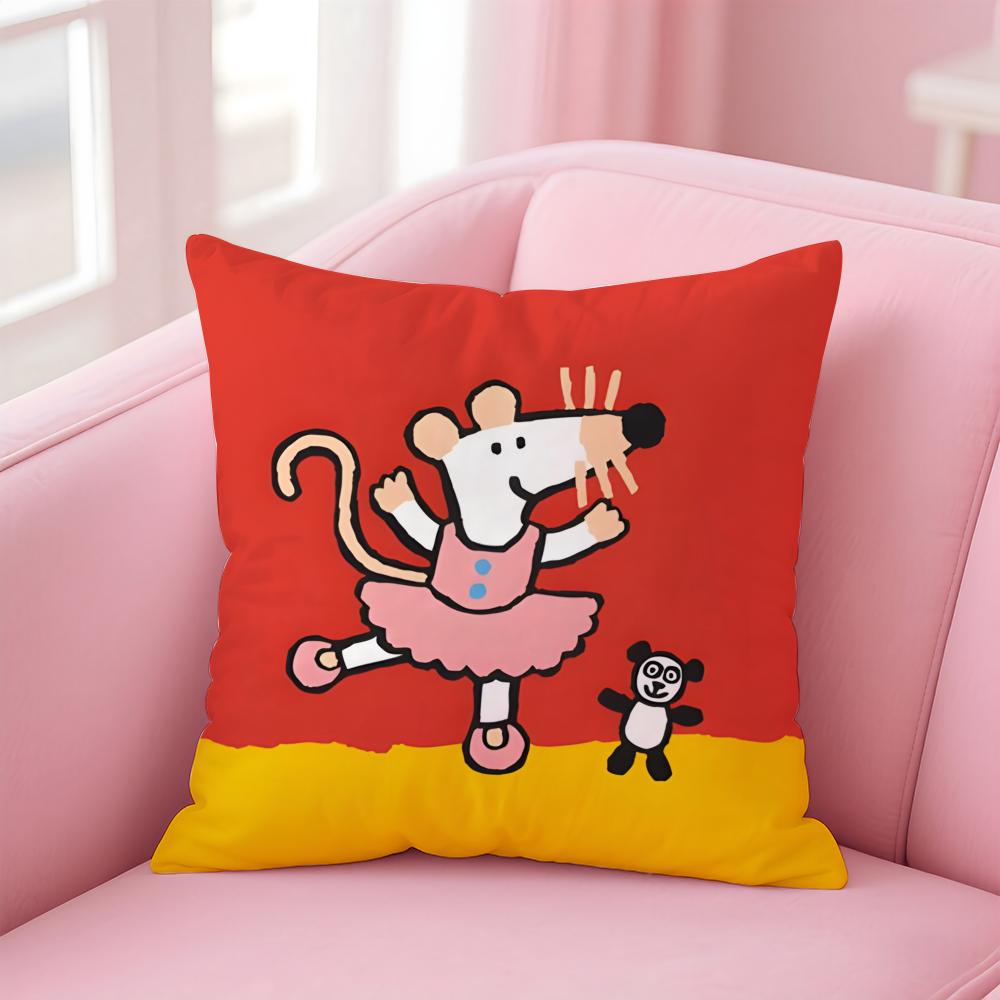 m-Мышка Мэйси аниме Наволочка Удобная Двусторонняя Наволочка Идеально для Автомобиля Дивана Спальни и Не Только 30cmx30cm