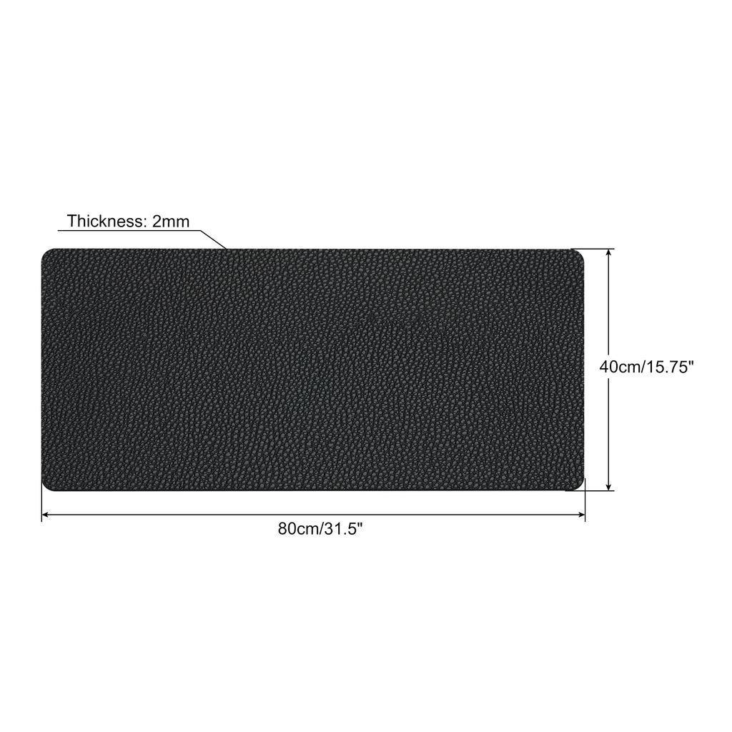 Office Desk Mat Protector Waterproof PU Leather Mouse Pad Writing Mat Simple Solid Color Desktop Keyboard Desk Pad PC Accessory