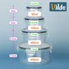 Food Containers With Lid And Seal 8 Pcs.