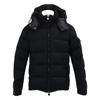 MONCLER MONTGENEVRE/Montgenevre Wool Hooded Down Jacket 2 blackUsed